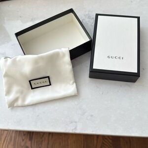 Gucci Box About 5.5x4 And a Dust Bag